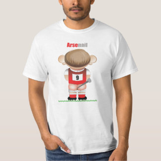 ArseNail (Arsenal) Funny Football Cartoon T-Shirt