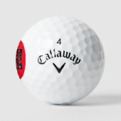 Arsenal 10 golfball golfballen (Logo)
