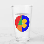 Arsenal 10 Trinkglas Glas (Achterkant)