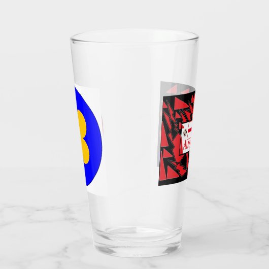 Arsenal 10 Trinkglas Glas (Rechts)