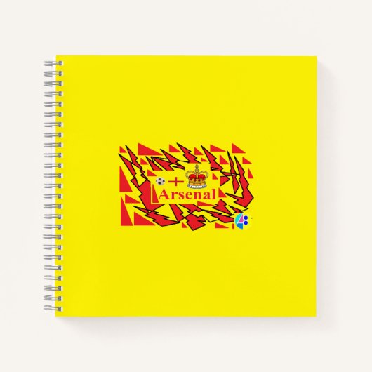 Arsenal 11 Spiralnotizblock Notizblock Notitieboek (Voorkant)