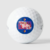 Arsenal 12 golfball golfballen (Voorkant)