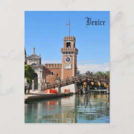 Arsenal in Venetië, Italië Briefkaart