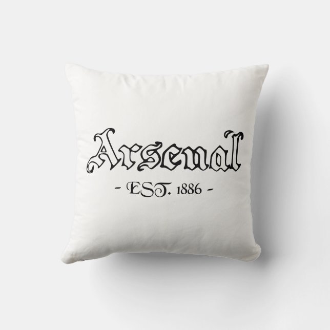 Arsenal Retro Kussen (Achterkant)