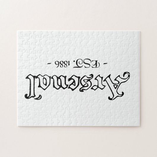 Arsenal Retro Legpuzzel (Horizontaal)