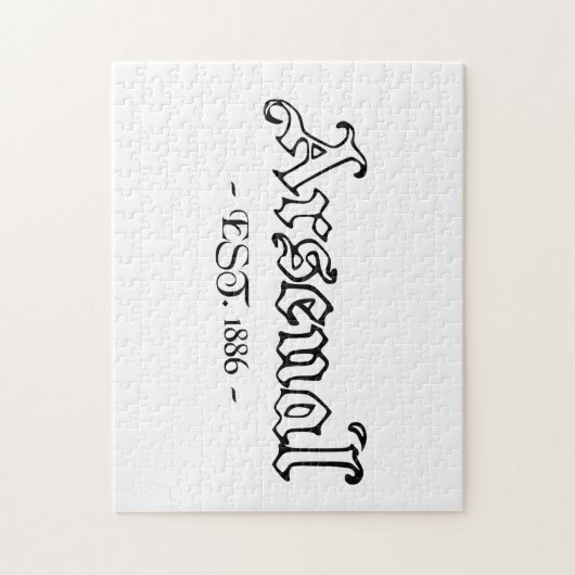 Arsenal Retro Legpuzzel (Verticaal)