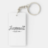 Arsenal Retro Sleutelhanger (achterkant)