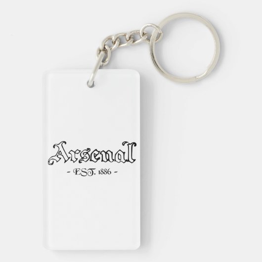 Arsenal Retro Sleutelhanger (achterkant)