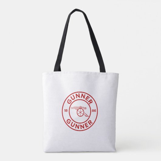 Arsenal-schutter Tote Bag (Achterkant)