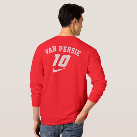 ARSENAL VAN PERSIE LEYENDA T-SHIRT (Achterkant volledig)