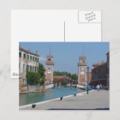 Arsenale, Venetië 2 Briefkaart (Voorkant / Achterkant)