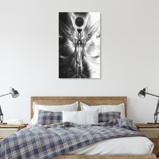 Arsencia de andere kant van het gesneden doek van  canvas afdruk (Insitu (Slaapkamer))