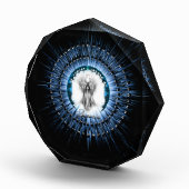 Arsencia Etheral Silver Light Fractal Art Fotoblokken (Rechts)