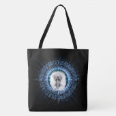 Arsencia Etheral Silver Light Fractal Art Tote Bag (Voorkant)