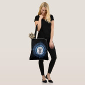 Arsencia Etheral Silver Light Fractal Art Tote Bag (Op model)