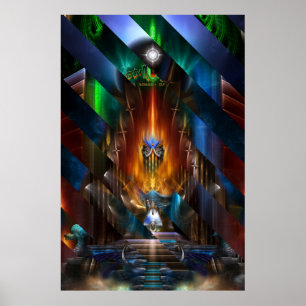 Arsencia Golden Goddess Razor Cut Archiefposter Poster