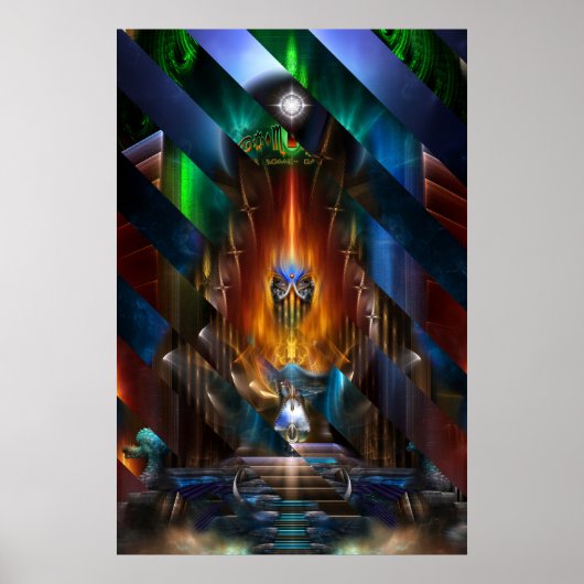 Arsencia Golden Goddess Razor Cut Archiefposter Poster (Voorkant)