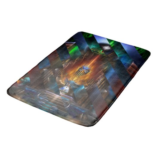 Arsencia Golden Goddess Razor Cut Bath Mat (Gekanteld)