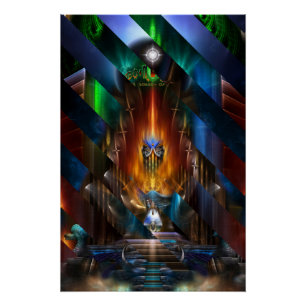 Arsencia Golden Goddess Razor Cut Perfect Poster