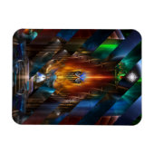 Arsencia Golden Goddess Razor Cut Photo Magnet Magneet (Horizontaal)