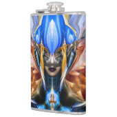 Arsencia Golden Setren P080910 Wrapped Vinyl Flask Heupfles (Links)