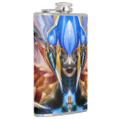 Arsencia Golden Setren P080910 Wrapped Vinyl Flask Heupfles (Rechts)