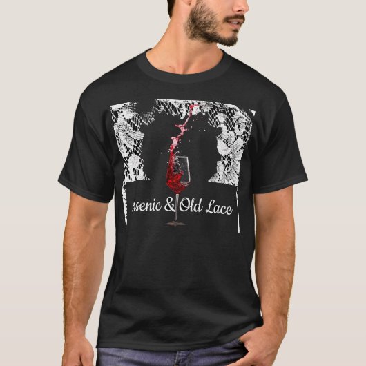 Arsenic en Old Lace horrorfilm Halloween T-shirt (Voorkant)