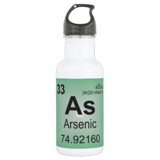 Arsenic Individual Element uit Periodic Table Waterfles