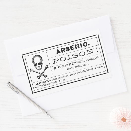  Arsenic Poison Label (Envelop)