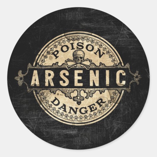 Arsenic  Style Poison Label (Voorkant)