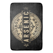 Arsenic Style Poison Label Badmat (Voorkant Verticaal)