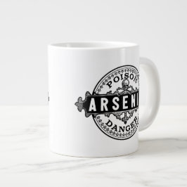 Arsenic Style Poison Label Grote Koffiekop