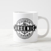 Arsenic Style Poison Label Grote Koffiekop (Rechts)