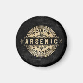 Arsenic  Style Poison Label Magneet (Voorkant)