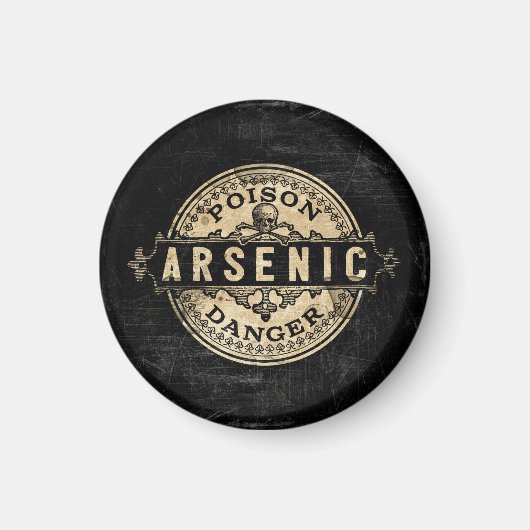 Arsenic Style Poison Label Magneet (Voorkant)