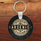 Arsenic Style Poison Label Sleutelhanger (Voorkant)