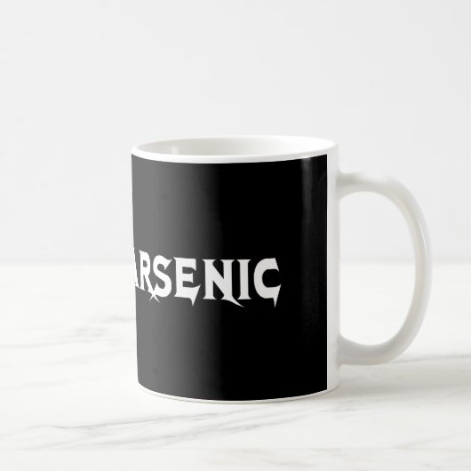 ARSENIC Zware Metaal Letterlijk Koffiemok (Rechts)