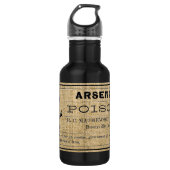 Arsenicumetiket op schoot waterfles  (Voorkant)