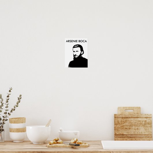 arsenie boca roemenië heilige religie kerk poster (Keuken)