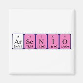 Arsenio periodiek table name magnet (Voorkant)