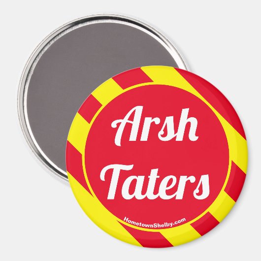 Arsh Taters Red/Yellow Magnet (Voorkant / Achterkant)