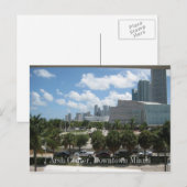 Arsht Center in het centrum van de stad Miami Post Briefkaart (Voorkant / Achterkant)