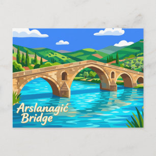 Arslanagić-brug Bosnië en Herzegovina Briefkaart