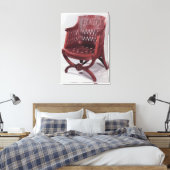 Arstoel Louis XVI stijl Canvas Afdruk (Insitu (Slaapkamer))