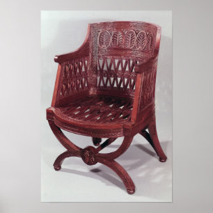 Arstoel Louis XVI stijl Poster