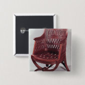 Arstoel Louis XVI stijl Vierkante Button 5,1 Cm (Voorkant /achterkant)