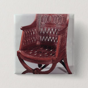 Arstoel Louis XVI stijl Vierkante Button 5,1 Cm