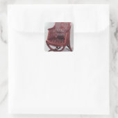 Arstoel Louis XVI stijl Vierkante Sticker (Tas)