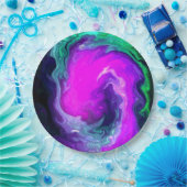 Arsty Swirl-ontwerp Papieren Bordje (Feest)