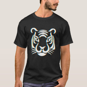 Arsty Tiger Face   Lijntekening 2022 jaar T T-shirt